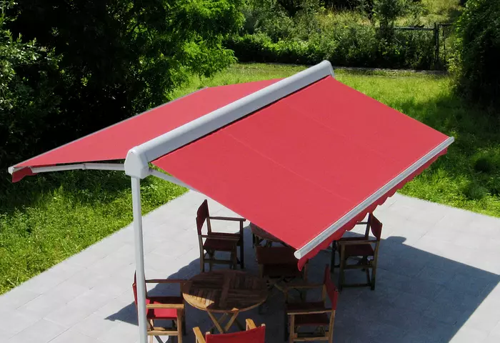 Stand-Markisen / Portalstütze-Markisen Stand-Markise / Portalstütze-Markise