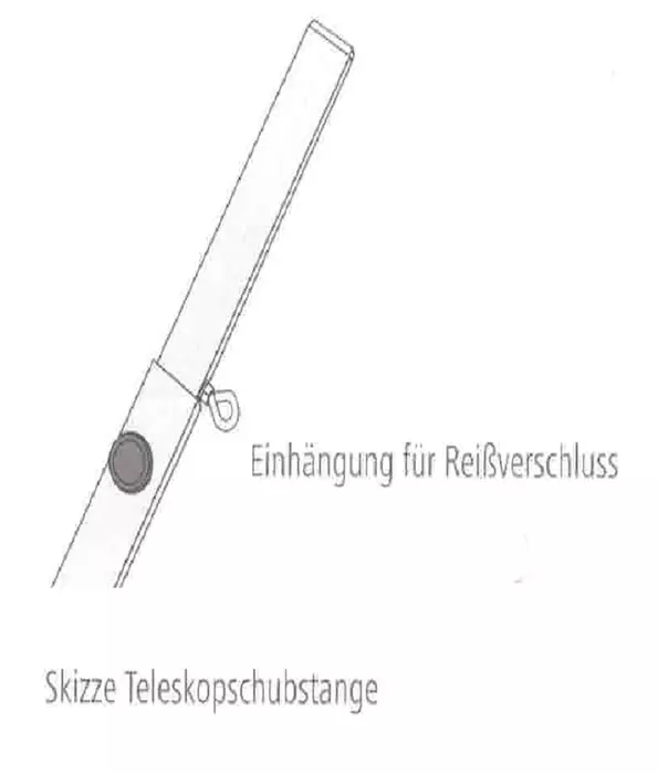 Teleskopschubstange Teleskopschubstange
